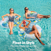 JOYIN 3 Pack Pool Floats, Pool Tube for Kids Swim Rings Inflatable Tubes, Floatie Ring Water Toys for Swimming, Summer Beach Party Quick Pick Grocers