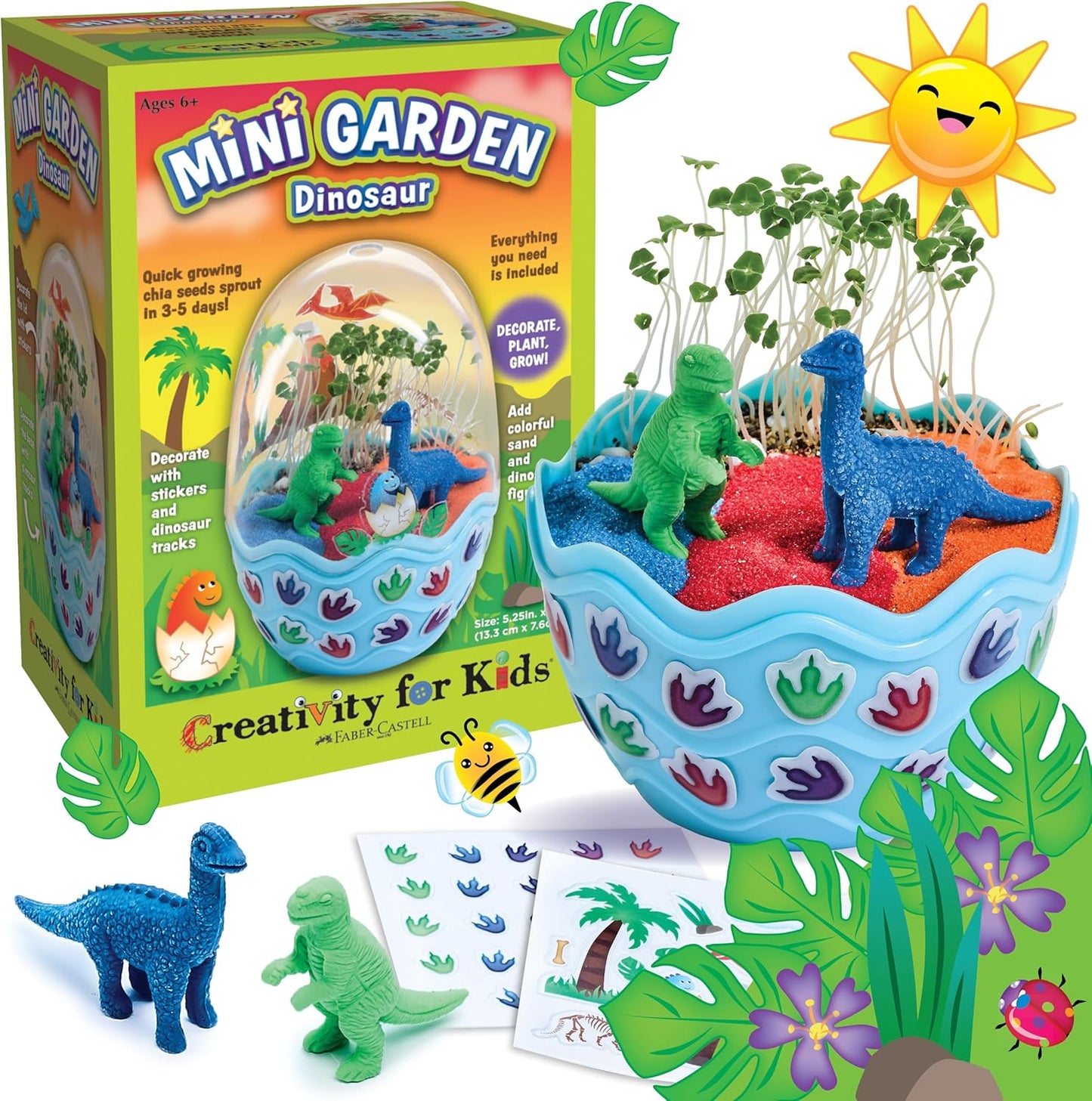 Creativity for Kids Mini Garden: Gifts for Girls, Crafts and Toys, Stocking Stuffers for Kids (Ages 6+) Quick Pick Grocers