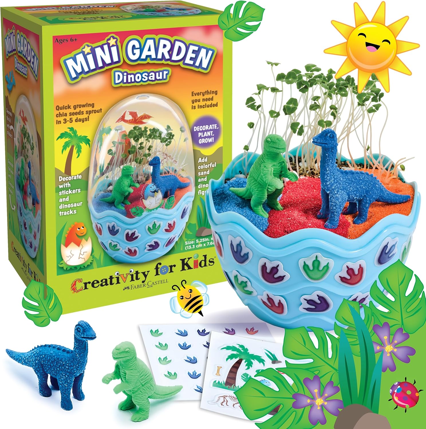 Creativity for Kids Mini Garden: Gifts for Girls, Crafts and Toys, Stocking Stuffers for Kids (Ages 6+) Quick Pick Grocers