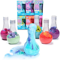Tub Works® Kids Bath Bomb Potion™ Bath Toy, Variety 6 Pack | Nontoxic | Fizzes, Foams & Bubbles with an Eruption of Color | Interactive Bath Bombs | Fun Science Toddler Bath Toys Quick Pick Grocers
