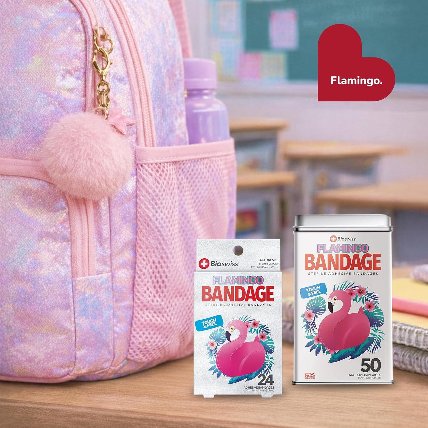 BioSwiss Bandages, Self Adhesive Bandage Set, Latex Free, Sterile Wound Care Quick Pick Grocers