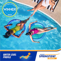 SwimWays Spring Float Premium Papasan Pool Lounger, Inflatable Pool Floats Adult with Fast Inflation for Ages 15 & Up Quick Pick Grocers