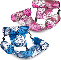 SLOOSH Inflatable Pool Floats Adult,2 Packs Floating Lounge Chairs,Blow up Pool Noodles for Adult Heavy Duty,Floating Chair for Party Summer Water Beach Lake Fun Quick Pick Grocers
