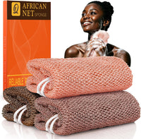 African Bath Sponge African Net Long Net Bath Sponge Exfoliating Shower Body Scrubber Back Scrubber Skin Smoother,Great for Daily Use Quick Pick Grocers