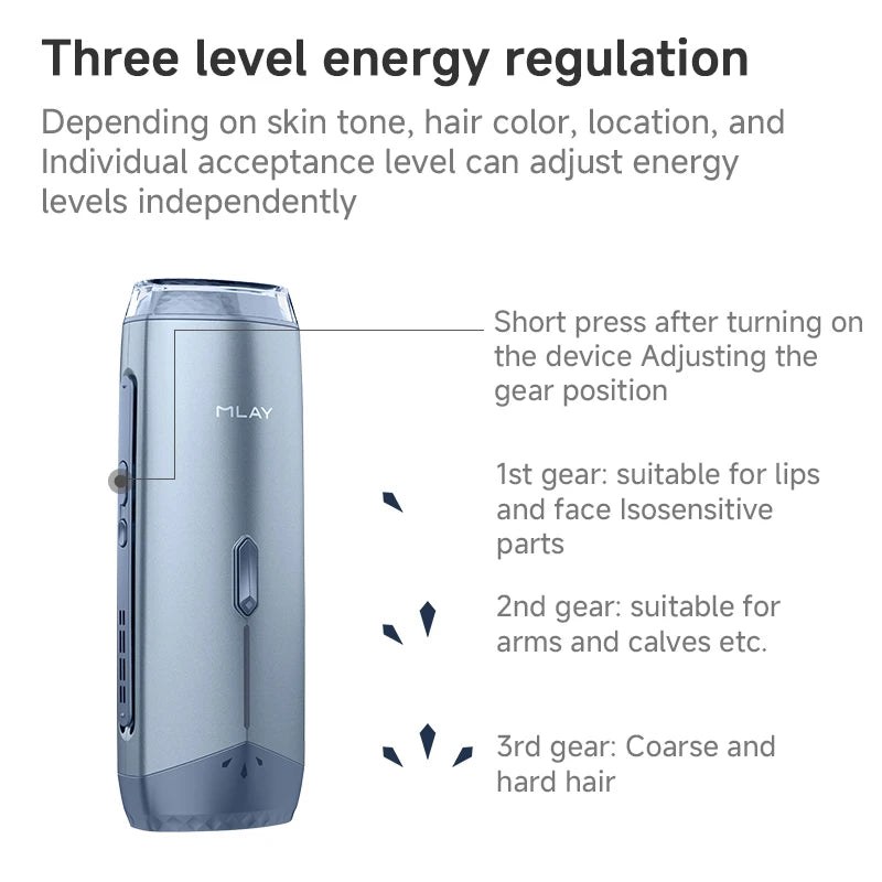 Mlay T18 ICE Cooling Hair Removal Device With Unlimited Shots Permanent IPL Laser Home Use Painless Epilator For Women Men Quick Pick Grocers