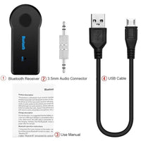 Car Bluetooth 5.0 Receiver 3.5mm Jack Wireless Bluetooth Transceiver  Adapter For Car Kit Music Audio Aux A2dp Earphone Receiver