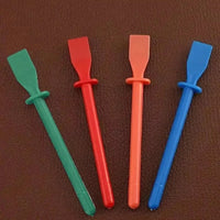 20pcs Glue Spreaders,Polypropylene Glue Smear Sticks Applicator, Painting Scrapers For Handmade DIY Art Leather Craft Tool Econic Blanks