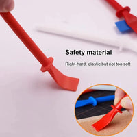 20pcs Glue Spreaders,Polypropylene Glue Smear Sticks Applicator, Painting Scrapers For Handmade DIY Art Leather Craft Tool Econic Blanks