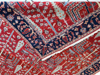 Handwoven Soumak Multicolor Wool Area Rug – 8’ x 10’