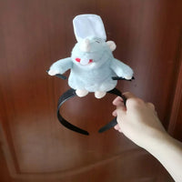 Ratatouille Hairband New Cartoon Plush Doll Headband French Wide-brimmed Hairpin Photo Headdress Creativity Girl Gift Quick Pick Grocers