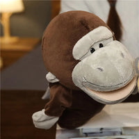 Stuffed Plush Animals Toys Hand Finger Story Puppet Kawaii Dolls Educational Baby Toys Lion Elephant Bunny Monkey Children GIft Purest Peak