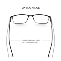 MERRYS DESIGN Men Titanium Alloy Glasses Frame Fashion Male Square Ultralight Eye Myopia Prescription Eyeglasses S2001 Econic Blanks