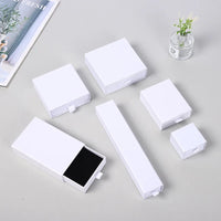 10pcs Paper Jewelry Gift Box For Ring Earrings Pendant Necklace Bracelet Stud Organizer Wedding Favors Jewellery Packaging Sack Purest Peak