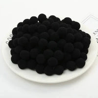 Pompoms 8/10/15/20/25/30mm Soft Pompons Colorful Fluffy Plush Craft DIY Pom Pom Fur Ball Pon Pon Home Decoration Kids Toys 10g Econic Blanks