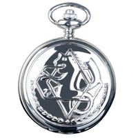 Fullmetal Alchemist High Grade Gifts Sets Pocket Watch Cosplay Japan Anime Necklace Clock Accessories With Box CF1217 Quick Pick Grocers