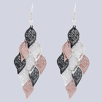 Ethnic Style Drop Earrings Small Nine Leaf Accessories Leaves Earring Bohemian Jewelry Dangle Earrings Exaggerated Women Gift Econic Blanks