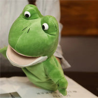 Stuffed Plush Animals Toys Hand Finger Story Puppet Kawaii Dolls Educational Baby Toys Lion Elephant Bunny Monkey Children GIft Purest Peak