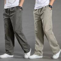 Men's Cargo Pants Summer Spring Cotton Work Wear New In Large Size 6XL Casual Climbing Joggers Sweatpants Hombre Autumn Trousers Quick Pick Grocers