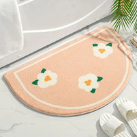 Soft Floor Mats Small Fresh Text Flowers Rugs Home Entrance Carpet Bedroom Toilet Bathroom Door Absorbent Non-Slip Foot Pad Quick Pick Grocers