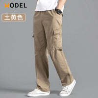 Men's Cargo Pants Summer Spring Cotton Work Wear New In Large Size 6XL Casual Climbing Joggers Sweatpants Hombre Autumn Trousers Quick Pick Grocers