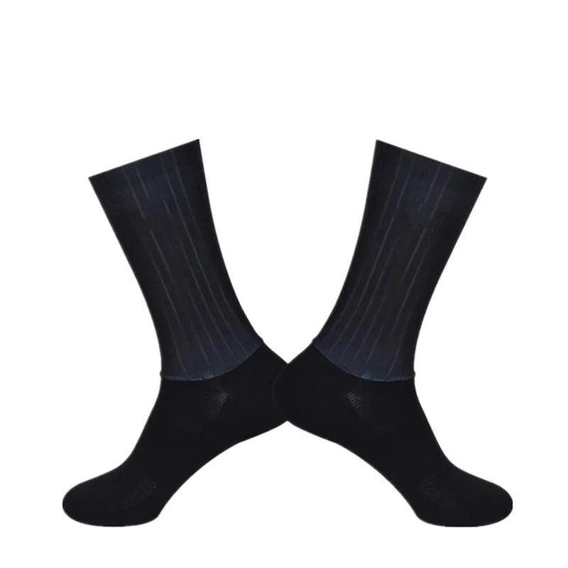 New Summer Breathable Cycling Socks Men Anti Slip Seamless Aero Bike Wearproof Road Calcetines Ciclismo Quick Pick Grocers
