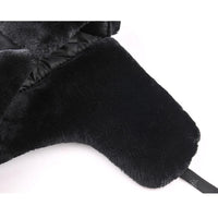 Bomber Hat Female Winter For Men Women Thick Warm Fur Velvet Cold Cap Male Snow Russian Ear Flap Purest Peak