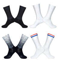 New Summer Breathable Cycling Socks Men Anti Slip Seamless Aero Bike Wearproof Road Calcetines Ciclismo Quick Pick Grocers