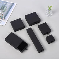 10pcs Paper Jewelry Gift Box For Ring Earrings Pendant Necklace Bracelet Stud Organizer Wedding Favors Jewellery Packaging Sack Purest Peak