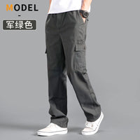 Men's Cargo Pants Summer Spring Cotton Work Wear New In Large Size 6XL Casual Climbing Joggers Sweatpants Hombre Autumn Trousers Quick Pick Grocers