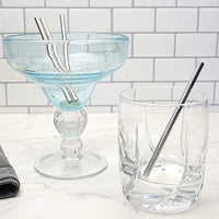4pcs 130/160*6mm Kids Metal Straws 304 Stainless Steel Straws Short Cocktail Glasses Straws Reusable Drinking Straws for Kids Quick Pick Grocers