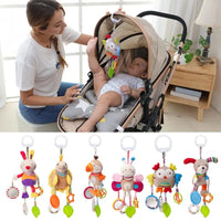 Newborn Baby Plush Stroller Toys Baby Rattles Mobiles Cartoon Animal Hanging Bell Educational Baby Toys 0-12 Months Speelgoed Purest Peak
