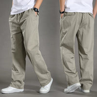 Men's Cargo Pants Summer Spring Cotton Work Wear New In Large Size 6XL Casual Climbing Joggers Sweatpants Hombre Autumn Trousers Quick Pick Grocers