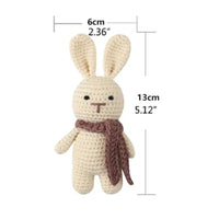BPA Free Baby Wooden Teether Crochet Cartoon Baby Rattle Toys Wooden Ring Rodent Toys Mobile Gym Kids Newborn Educational Toys Purest Peak