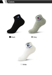 5/10/20 Pairs Men Ankle Socks Cotton Brand Classic Fashion Black White Socks Breathable Mesh Athletic Sports Socks for Summer Quick Pick Grocers