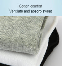 5/10/20 Pairs Men Ankle Socks Cotton Brand Classic Fashion Black White Socks Breathable Mesh Athletic Sports Socks for Summer Quick Pick Grocers