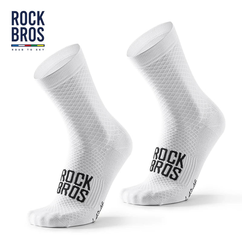 ROCKBROS ROAD TO SKY Sport Socks Breathable MTB Road Cycling Socks High Elastic Shock Absorbing A pair Bike Socks Quick Pick Grocers