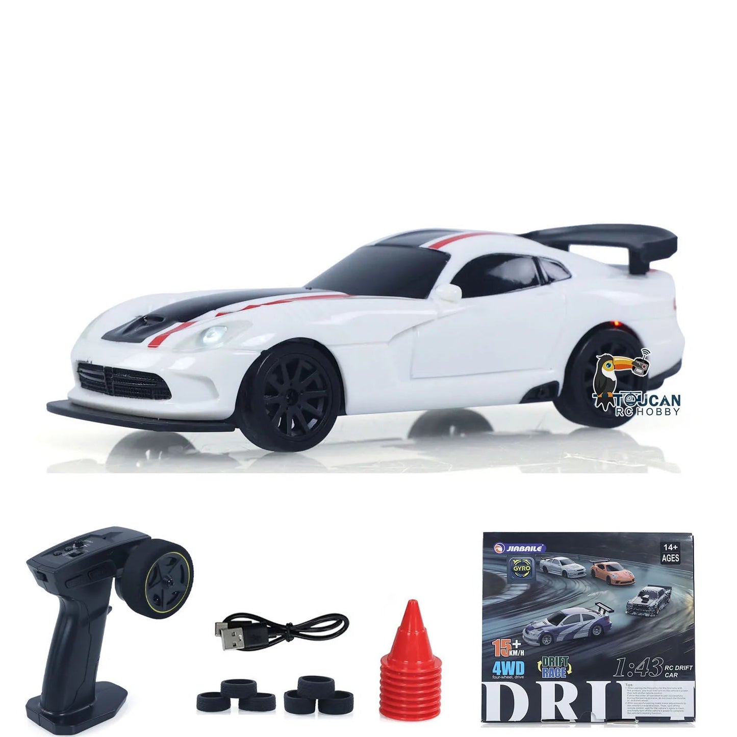 New RC Drift Car Upgraded Gyro 1/43 Racing RTR 4WD Four-wheel Drive High Speed Radio Control Model 2.4g Drift Race Car Mini Gift Econic Blanks
