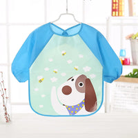 Waterproof EVA Full Sleeve Baby Bibs Children Apron Long Sleeve Feeding Smock Kids Eating Breastplate Infant Scarf Clothing Quick Pick Grocers