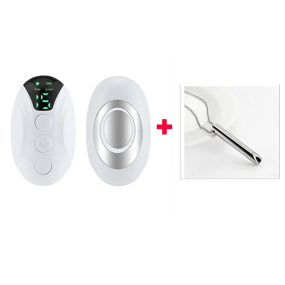 Handheld 20 Levels EMS Sleep Aid Relaxation Treatment Microcurrent Pulse Hypnosis Device Insomnia Quick Pick Grocers