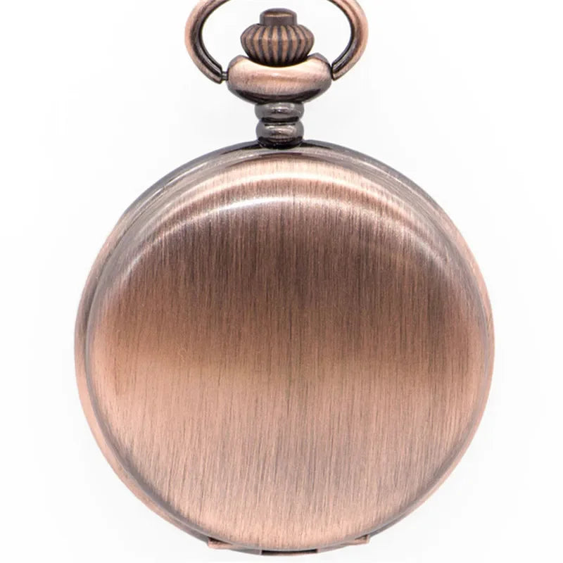 Silver Smooth Quartz Pocket Watch Mens Womens Necklace Clock Metal Stainless Steel Watches Pendant with Short Chain Gifts Quick Pick Grocers