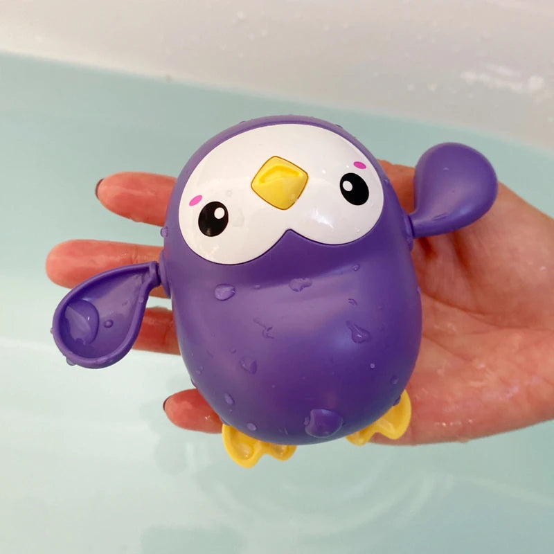 Baby Bath Toys Bathing Cute Swimming Turtle Whale Pool Beach Classic Chain Clockwork Water Toy For Kids Water Playing Toys Econic Blanks