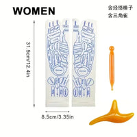 Physiotherapy Foot Care Massage Relieve Tired Feet Sock Acupressure Foot Massager Reflexology Socks Foot Acupoint Massage Tool Quick Pick Grocers