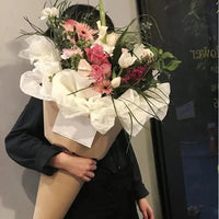 40pcs Tissue Paper 75*52CM Craft Paper Floral Wrapping Scrapbooking Paper Party Gift Packaging Decorative Flower Packing Paper Econic Blanks