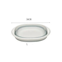 Plastic Folding Wash Basin, Portable Laundry Tub for Home, Bathroom, Kitchen, Adult & Baby Bath Basin, Travel Wash Basket Quick Pick Grocers