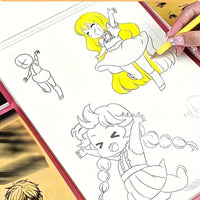 Anime Character Line Art Drawing Book for Beginners - 48 Pages of Simple Hand-Drawn Outlines for Tracing & Practice Painting Econic Blanks