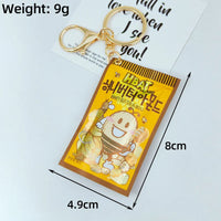 Simulation Instant Noodles Keychain On The Phone Mini Snacks Pendant Bag Pendant Christmas Gifts For The New Year Econic Blanks