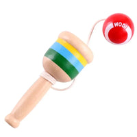 Montessori Toy Wooden Skill Sword Cup Develop Intelligence Smooth Toys Educational Traditional Games Toys Throw and Catch Ball Econic Blanks