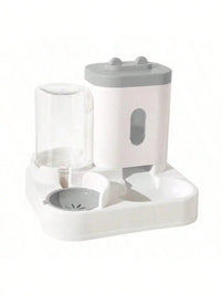 1-Pack Automatic Gravity-Fed Cat Water Dispenser & Feeder - Spill-Proof Large Capacity One-Piece Design, Quick Pick Grocers