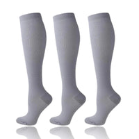 58 Styles 3 Pairs/Pack Compression Socks Knee High 30MmHg  Women Men Sports Socks Edema Diabetes Varicose Veins Running Socks Quick Pick Grocers