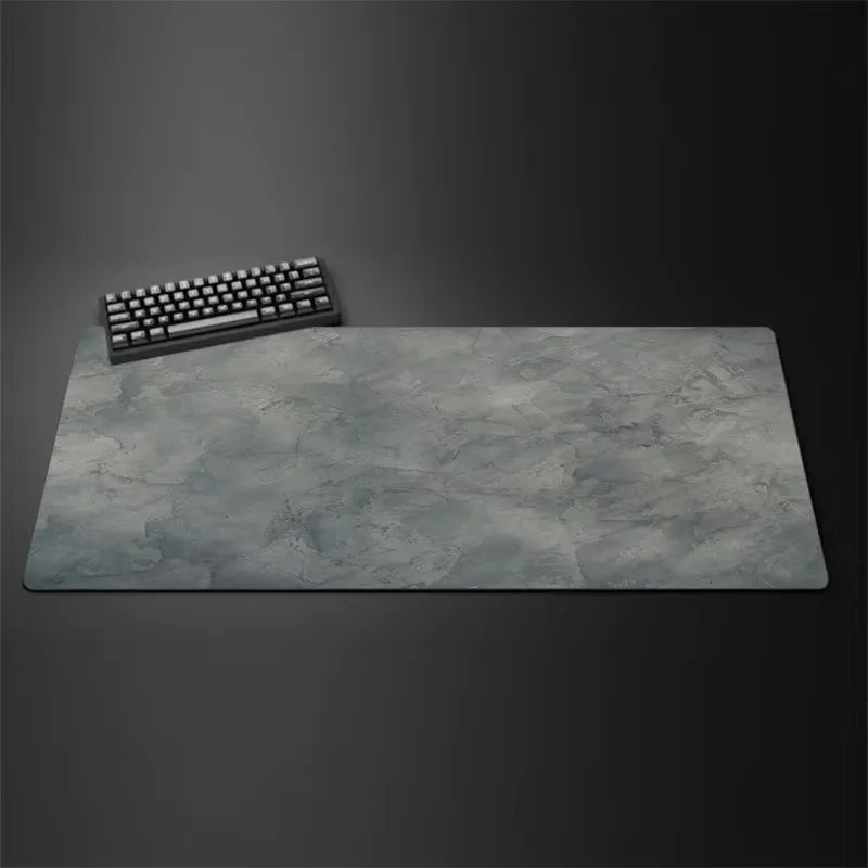 Gray mouse pad Large/Small overlocked mousepad xxl desktop keyboard table pad gray series game desk mat computer accessories Quick Pick Grocers